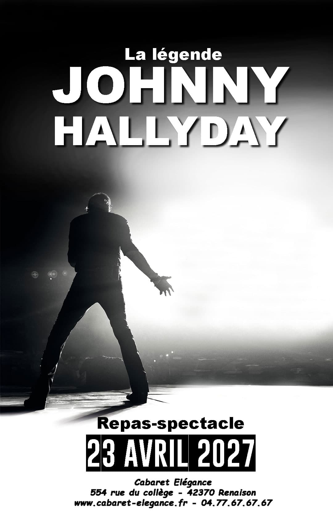 Affiche — La légende Johnny Hallyday